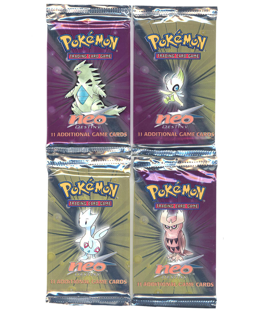 Pokemon Cards NEO DESTINY Booster Pack 11 Cards Rare New 
