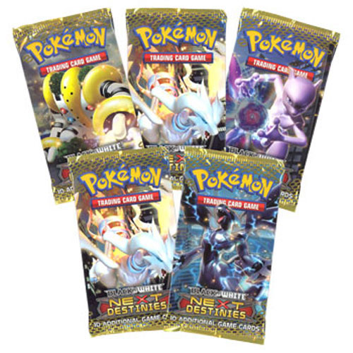 Pokemon Cards - BW NEXT DESTINIES - Booster Packs ( 5 Pack Lot )