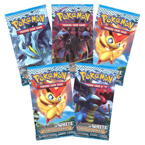 Pokemon Cards - BW NOBLE VICTORIES - Booster Packs ( 5 Pack Lot )