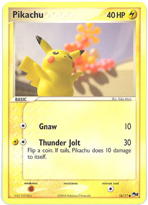 Pokemon Card Promo #16/17 - PIKACHU