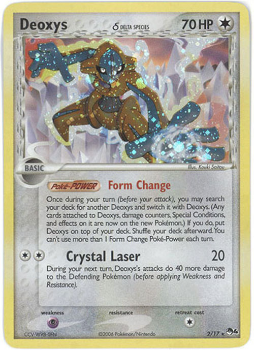 Pokemon Card Promo #2/17 - DEOXYS (holo-foil)