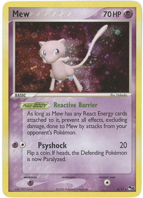 Pokemon Card Promo #4/17 - MEW (holo-foil)
