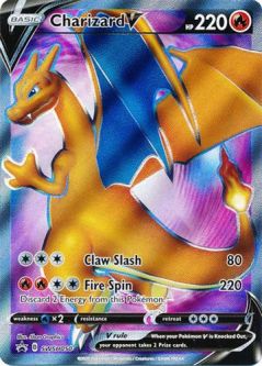 Pokemon Card - S&S Promo SWSH050 - CHARIZARD V