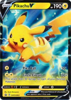 Pokemon Card - S&S Promo SWSH063 - PIKACHU V