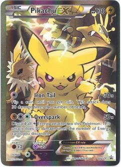 Pokemon Card Promo #XY124 - PIKACHU EX (holo-foil)