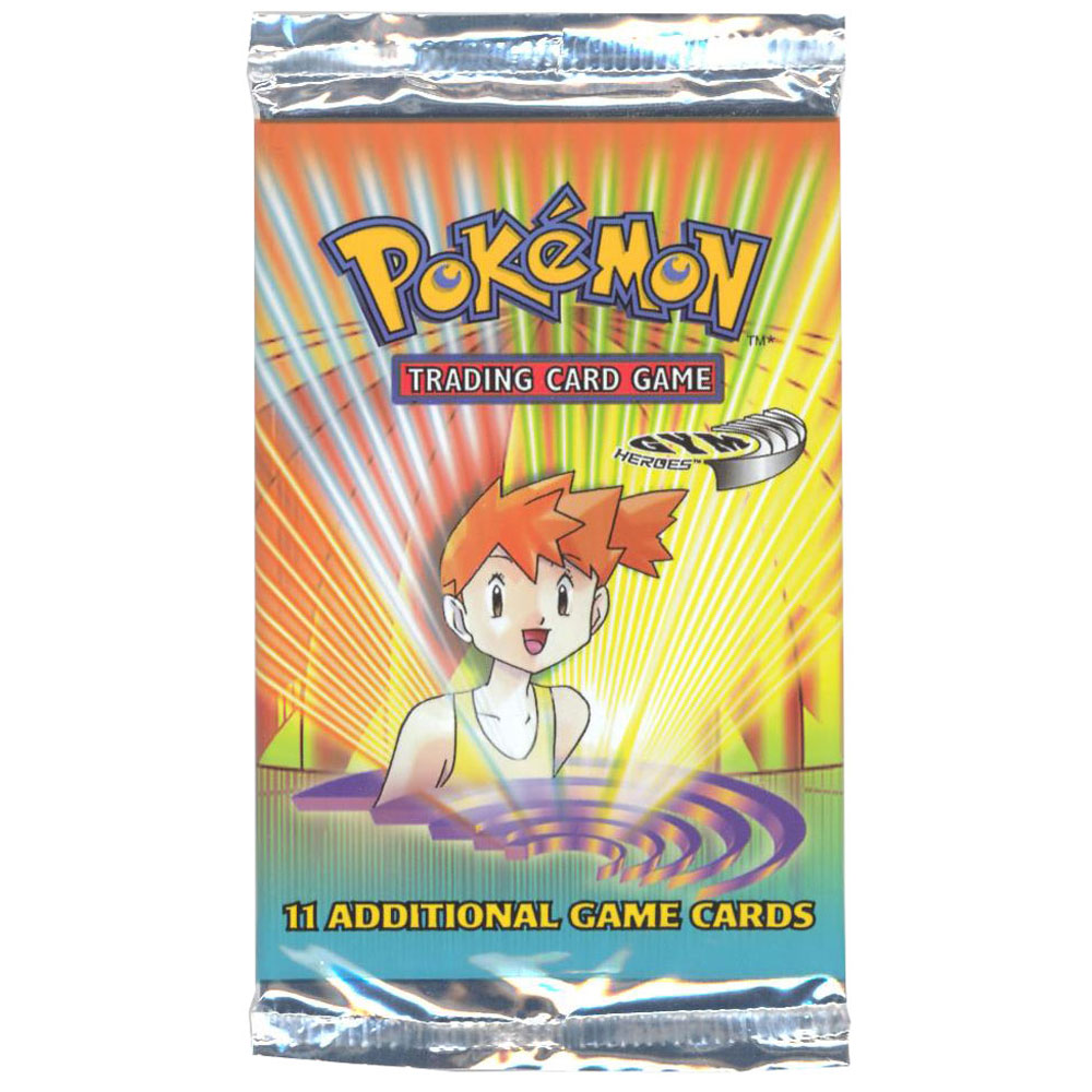 Pokemon Cards - GYM HEROES - Booster Pack (11 cards) Rare!