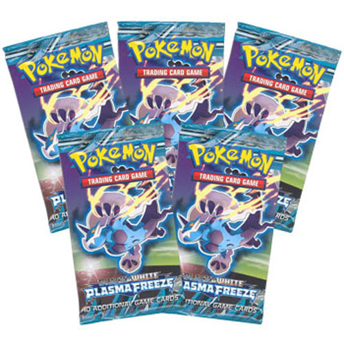 Pokemon Cards - BW PLASMA FREEZE - Booster Packs (5 Pack Lot)