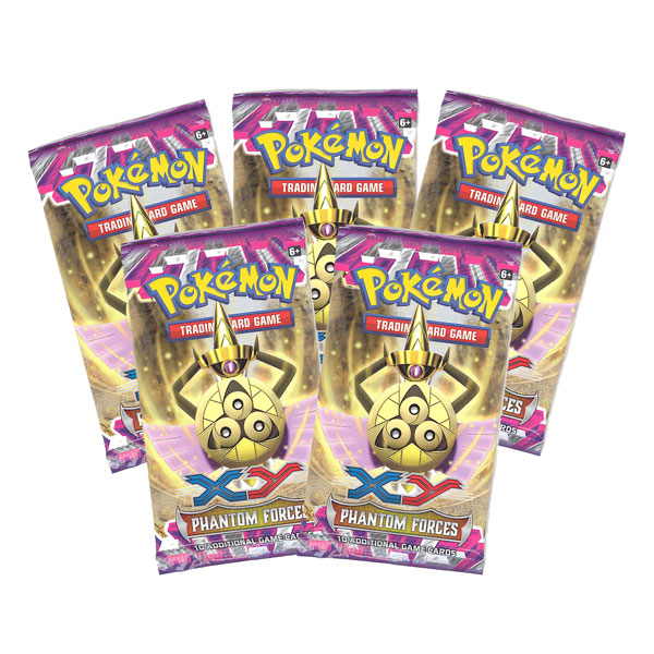 Pokemon Cards - XY Phantom Forces - Booster Packs (5 Pack Lot)
