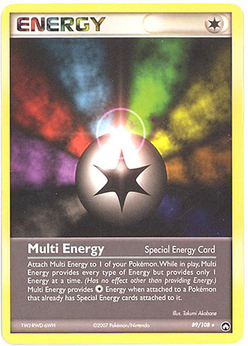 Pokemon Card - Power Keepers 89/108 - MULTI ENERGY (rare)