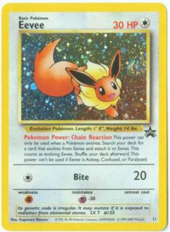 Pokemon Card - Black Star Promo #11 - EEVEE (holo-foil)