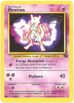 Pokemon Card - Black Star Promo #3 - MEWTWO