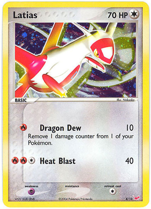 Pokemon Card Promo #4/10 - LATIAS (holo-foil)