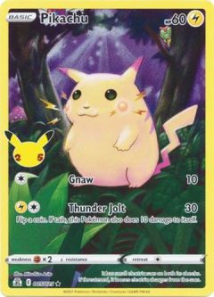Pokemon Card - Celebrations 005/025 - PIKACHU (holo-foil)