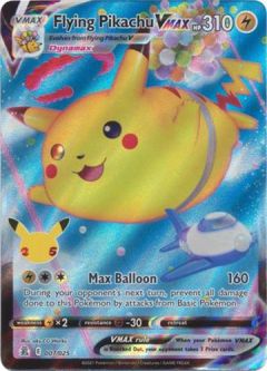 Pokemon Card - Celebrations 007/025 - FLYING PIKACHU VMAX (holo-foil)