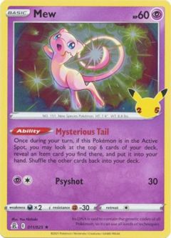 Pokemon Card - Celebrations 011/025 - MEW (holo-foil)