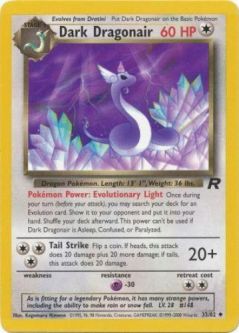 Pokemon Card - Team Rocket 33/82 - DARK DRAGONAIR (uncommon)