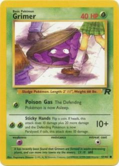 Pokemon Card - Team Rocket 57/82 - GRIMER (common)