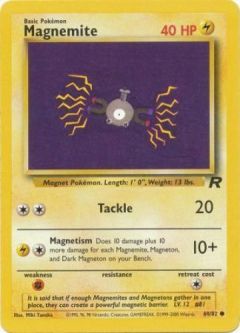 Pokemon Card - Team Rocket 60/82 - MAGNEMITE (common)