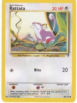 Pokemon Card - Legendary Collection 89/110 - RATTATA (common)