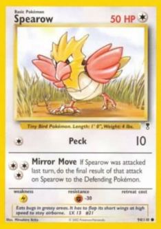 Pokemon Card - Legendary Collection 94/110 - SPEAROW (common)