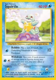 Pokemon Card - Legendary Collection 95/110 - SQUIRTLE (common)
