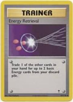 Pokemon Card - Legendary Collection 107/110 - ENERGY RETRIEVAL (uncommon)