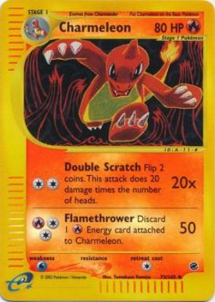 Pokemon Card - Expedition 73/165 - CHARMELEON (reverse holo)