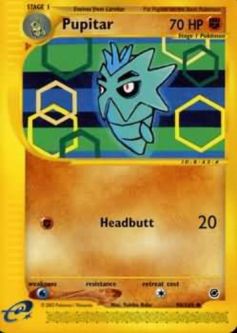 Pokemon Card - Expedition 90/165 - PUPITAR (uncommon)