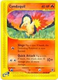 Pokemon Card - Expedition 104/165 - CYNDAQUIL (common)