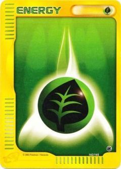 Pokemon Card - Expedition 162/165 - GRASS ENERGY (common)