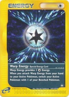 Pokemon Card - Aquapolis 147/147 - WARP ENERGY (uncommon)