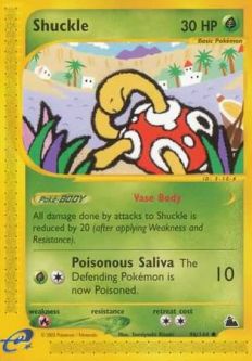 Pokemon Card - Skyridge 96/144 - SHUCKLE (common)