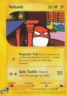 Pokemon Card - Skyridge 113/144 - VOLTORB (common)