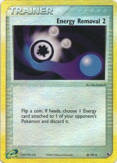 Pokemon Card - Ruby & Sapphire 80/109 - ENERGY REMOVAL 2 (REVERSE holo-foil)