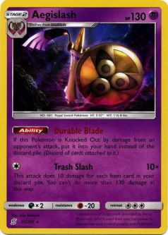 Pokemon Card - Unified Minds 95/236 - AEGISLASH (holo-foil)