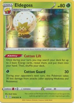 Pokemon Card - Evolving Skies 016/203 - ELDEGOSS (holo-foil)