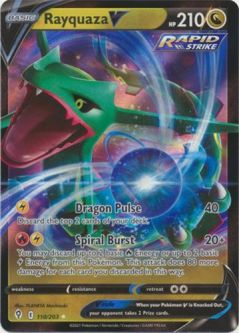 Pokemon Card - Evolving Skies 110/203 - RAYQUAZA V (holo-foil)