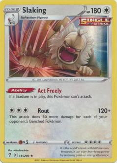 Pokemon Card - Evolving Skies 131/203 - SLAKING (holo-foil)