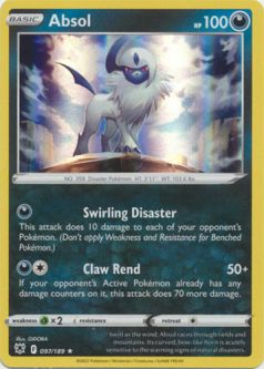 Pokemon Card - Astral Radiance 097/189 - ABSOL (holo-foil)