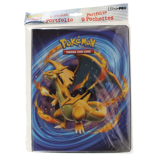 Ultra Pro Pokemon TCG - 9 Pocket Portfolio Album - XY CHARIZARD & RAICHU (Holds 180 Cards)