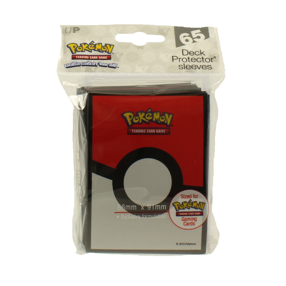 Pokemon Card Supplies - Deck Protector Sleeves - POKE BALL (65 Sleeves)