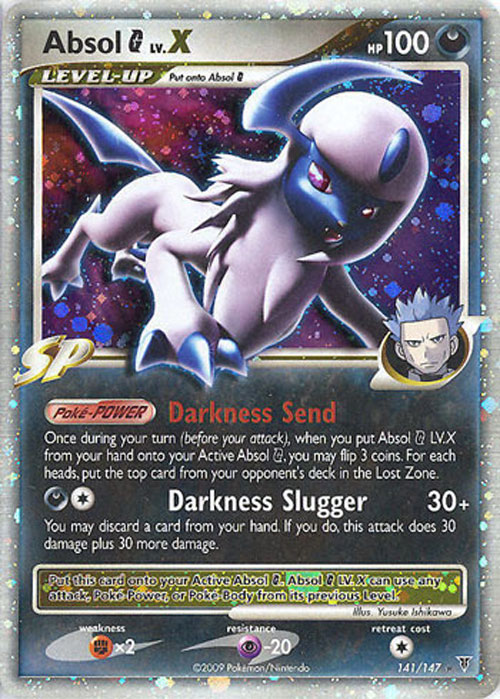 Pokemon Card 141/147 - ABSOL G Lv.X (holo-foil)