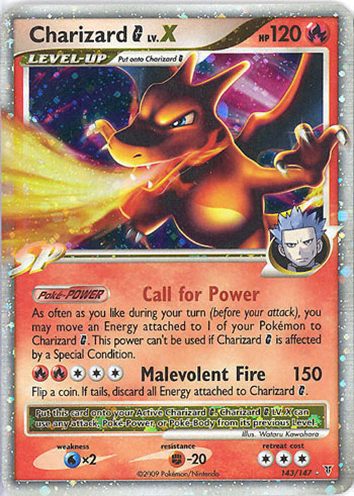 Pokemon Card - Supreme Victors 143/147 - CHARIZARD G Lv.X (holo-foil)
