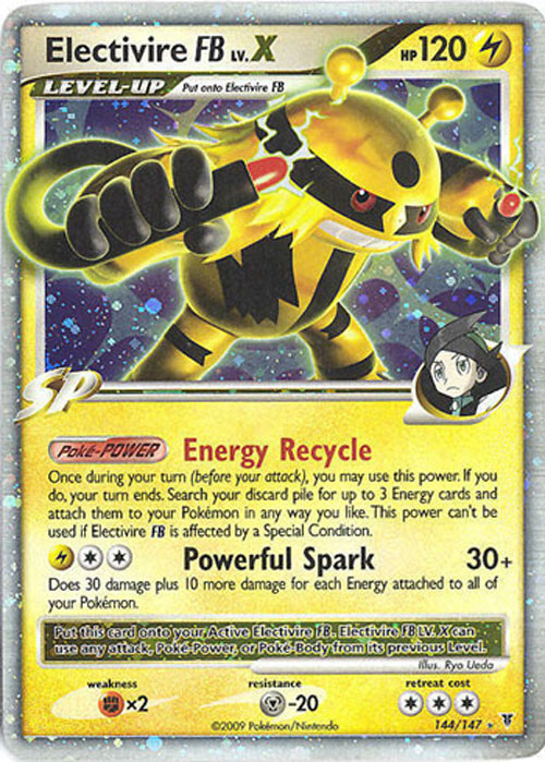 Pokemon Card - Supreme Victors 144/147 - ELECTIVIRE FB Lv.X (holo-foil)