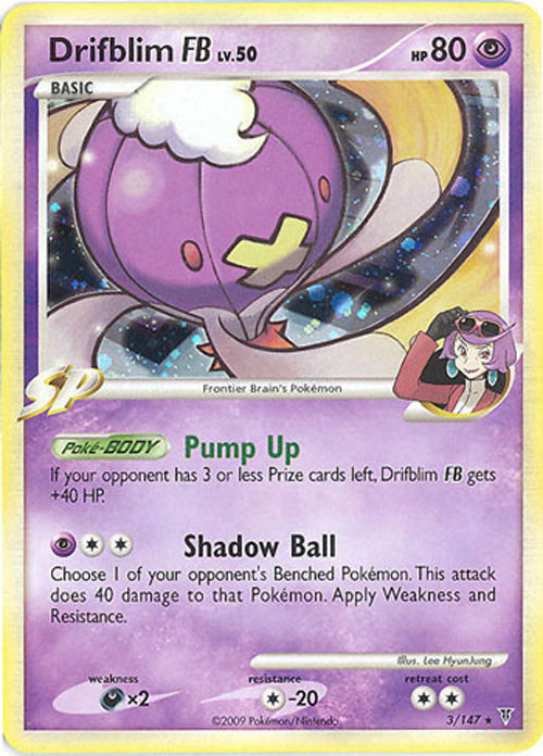 Pokemon Card - Supreme Victors 3/147 - DRIFBLIM FB Lv.50 (holo-foil)
