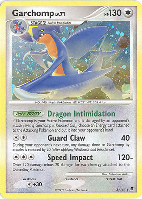 Pokemon Card - Supreme Victors 5/147 - GARCHOMP Lv.71 (holo-foil)