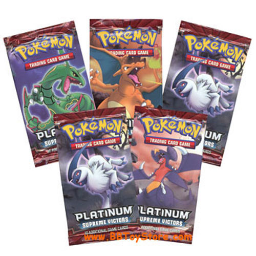 Pokemon Cards - PL SUPREME VICTORS - Booster Packs (5 pack lot)