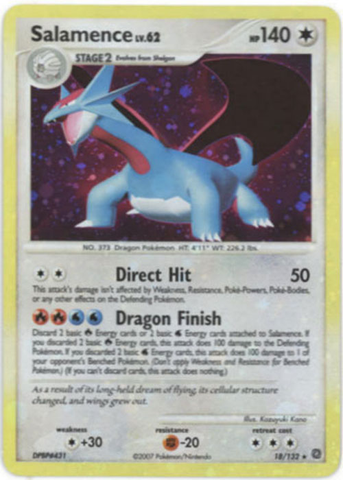 Pokemon+salamence+card