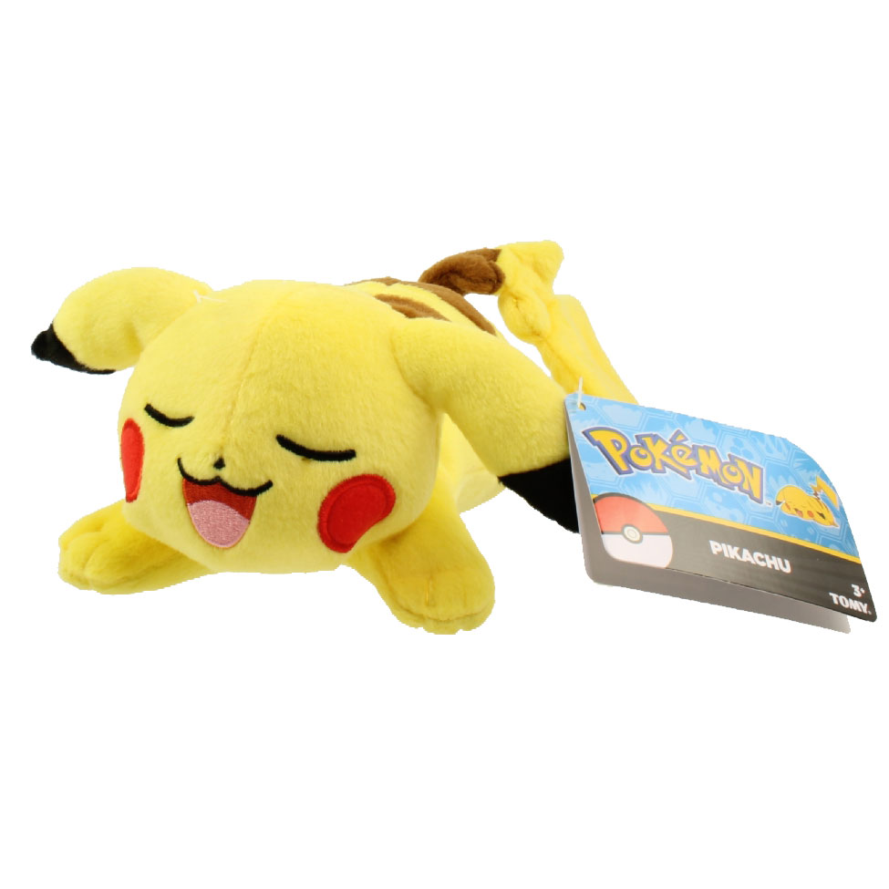 Pokemon Tomy Plush - PIKACHU (Laying)(8 inch)