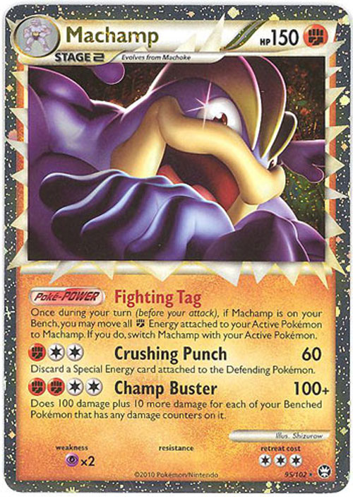 Pokemon Card - Triumphant 95/102 - MACHAMP (Prime) (holo-foil)